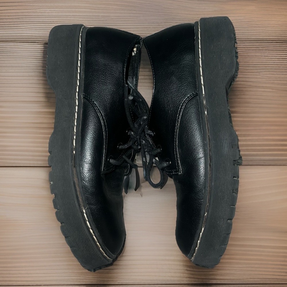 UNIONBAY Black Chunky Platform Loafers - Women's Size 8M‎